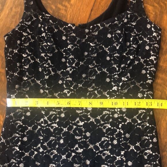 Vintage INC Black Lace Sheath Dress Sz 4 Party, Cocktail Party, Date Night - Picture 9 of 11